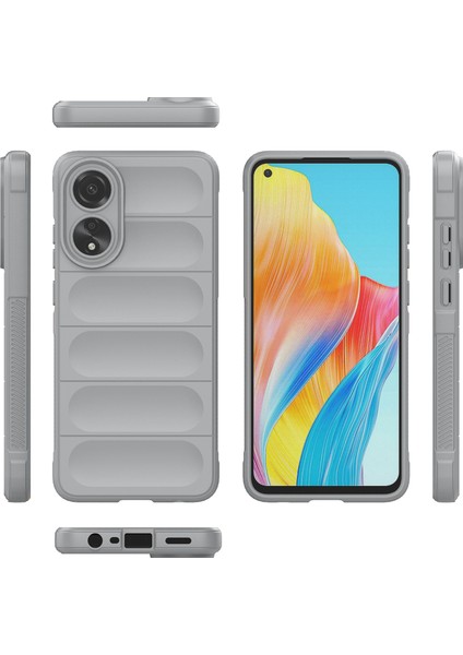 Oppo A78 4g Için Yumuşak Tpu Kaymaz Telefon Kılıfı - Gri (Yurt Dışından) fırsatları