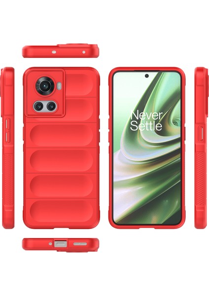 Oneplus 10R 5g Için Yumuşak Tpu Kaymaz Telefon Kılıfı - Kırmızı (Yurt Dışından) modelleri