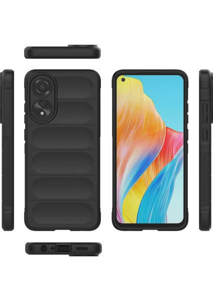 Oppo A78 4g Için Yumuşak Tpu Kaymaz Telefon Kılıfı - Siyah (Yurt Dışından) modelleri