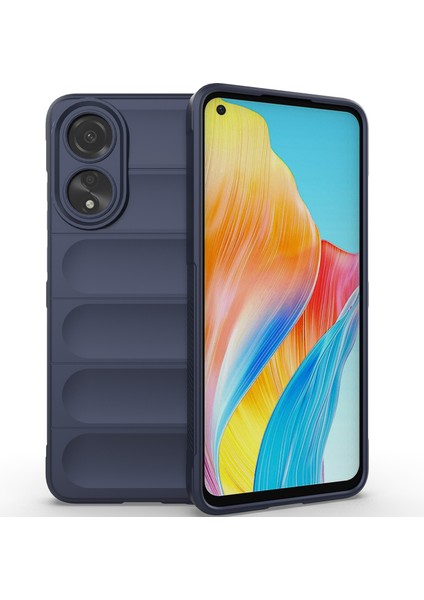 Oppo A78 4g Için Yumuşak Tpu Kaymaz Telefon Kılıfı - Lacivert (Yurt Dışından)