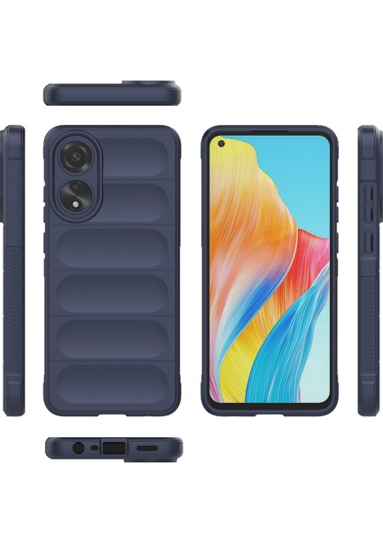Oppo A78 4g Için Yumuşak Tpu Kaymaz Telefon Kılıfı - Lacivert (Yurt Dışından) modelleri