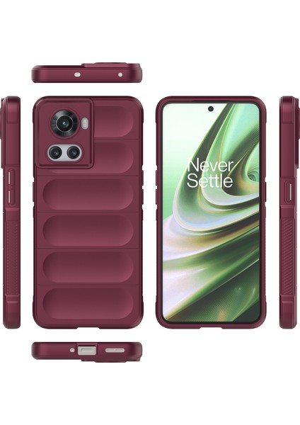 Oneplus 10R 5g Için Yumuşak Tpu Kaymaz Telefon Kılıfı - Koyu Kırmızı (Yurt Dışından) modelleri