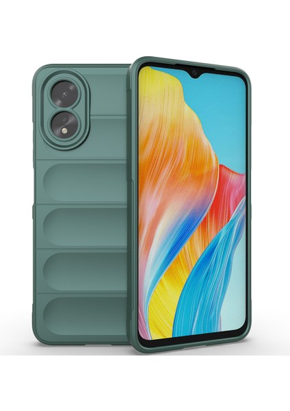 Oppo A38 / A18 Için Yumuşak Tpu Kaymaz Telefon Kılıfı - Yeşil (Yurt Dışından) fiyatları