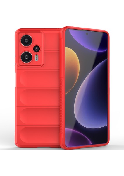 Xiaomi Redmi Note 12 Turbo Için Yumuşak Tpu Kaymaz Telefon Kılıfı - Kırmızı (Yurt Dışından) fiyatları