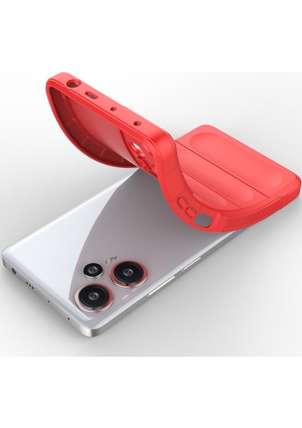 Xiaomi Redmi Note 12 Turbo Için Yumuşak Tpu Kaymaz Telefon Kılıfı - Kırmızı (Yurt Dışından) fırsatları