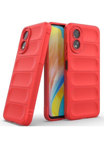 Oppo A38 / A18 Için Yumuşak Tpu Kaymaz Telefon Kılıfı - Kırmızı (Yurt Dışından) fiyatları