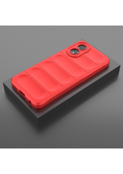 Oppo A38 / A18 Için Yumuşak Tpu Kaymaz Telefon Kılıfı - Kırmızı (Yurt Dışından) indirimleri