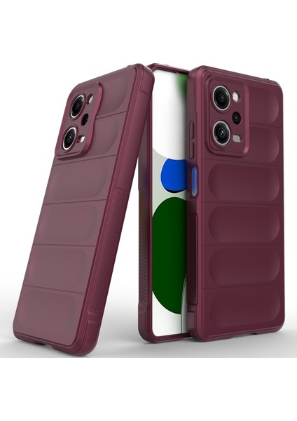 Xiaomi Redmi Note 12 Pro 5g Için Yumuşak Tpu Kaymaz Telefon Kılıfı - Koyu Kırmızı (Yurt Dışından) fiyatları