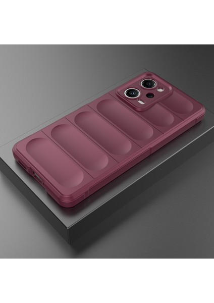 Xiaomi Redmi Note 12 Pro 5g Için Yumuşak Tpu Kaymaz Telefon Kılıfı - Koyu Kırmızı (Yurt Dışından) indirimleri