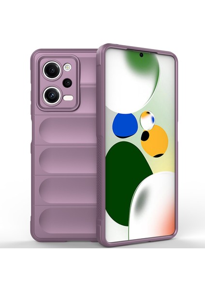 Xiaomi Redmi Note 12 Pro 5g Için Yumuşak Tpu Kaymaz Telefon Kılıfı - Mor (Yurt Dışından)