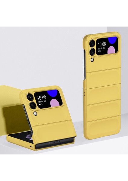 Samsung Galaxy Z Flip 4 5g Için Dayanıklı Pc Kauçuk Darbeye Dayanıklı Telefon Kılıfı - Yeşil (Yurt Dışından)