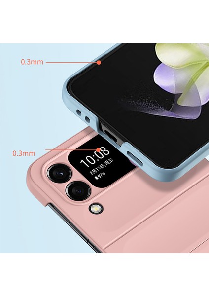 Samsung Galaxy Z Flip 4 5g Için Dayanıklı Pc Kauçuk Darbeye Dayanıklı Telefon Kılıfı - Yeşil (Yurt Dışından) modelleri