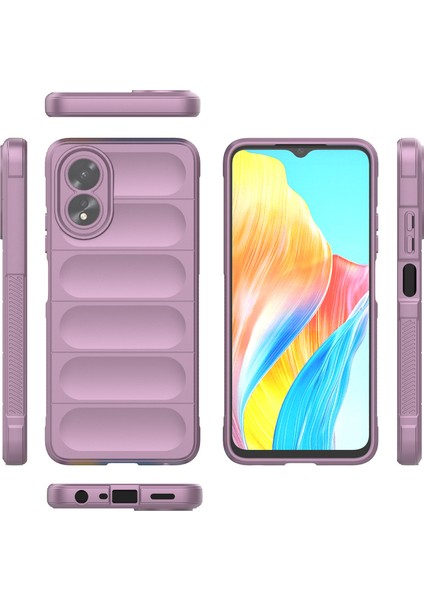 Oppo A38 / A18 Için Yumuşak Tpu Kaymaz Telefon Kılıfı - Mor (Yurt Dışından) fiyatları