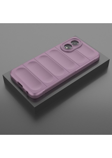 Oppo A38 / A18 Için Yumuşak Tpu Kaymaz Telefon Kılıfı - Mor (Yurt Dışından) modelleri