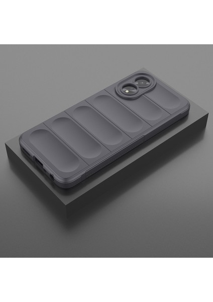 Oppo A38 / A18 Için Yumuşak Tpu Kaymaz Telefon Kılıfı - Koyu Gri (Yurt Dışından) modelleri