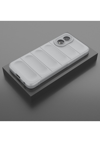 Oppo A38 / A18 Için Yumuşak Tpu Kaymaz Telefon Kılıfı - Gri (Yurt Dışından) modelleri