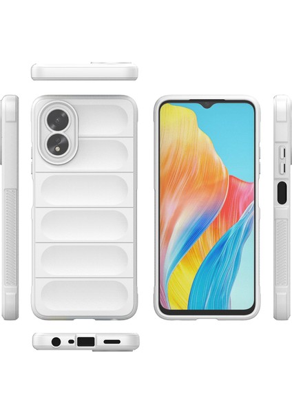 Oppo A38 / A18 Için Yumuşak Tpu Kaymaz Telefon Kılıfı - Beyaz (Yurt Dışından) fiyatları