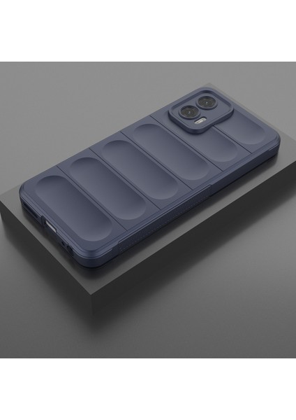 Motorola Moto G73 Için Yumuşak Tpu Kaymaz Telefon Kılıfı - Lacivert (Yurt Dışından) modelleri