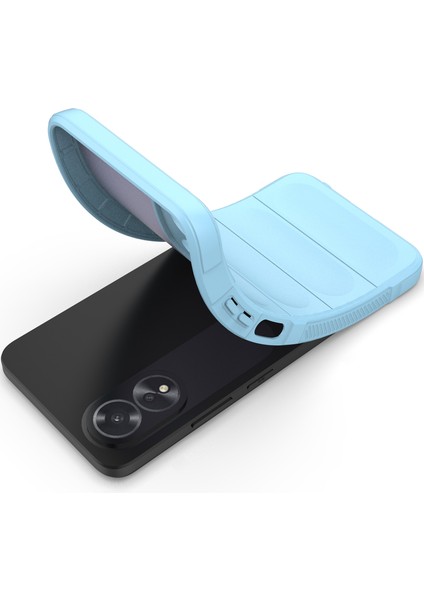 Oppo A38 / A18 Için Yumuşak Tpu Kaymaz Telefon Kılıfı - Mavi (Yurt Dışından) fırsatları