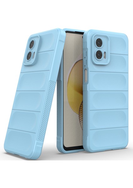 Motorola Moto G73 Için Yumuşak Tpu Kaymaz Telefon Kılıfı - Mavi (Yurt Dışından) fiyatları