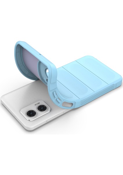 Motorola Moto G73 Için Yumuşak Tpu Kaymaz Telefon Kılıfı - Mavi (Yurt Dışından) fırsatları