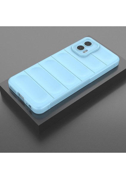 Motorola Moto G73 Için Yumuşak Tpu Kaymaz Telefon Kılıfı - Mavi (Yurt Dışından) indirimleri