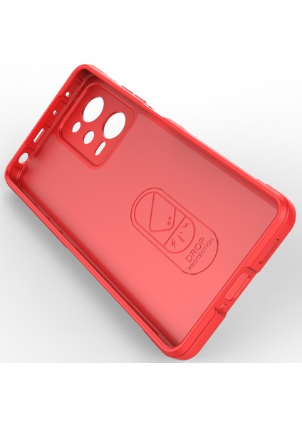 Xiaomi Redmi Note 12 Pro 5g Için Yumuşak Tpu Kaymaz Telefon Kılıfı - Kırmızı (Yurt Dışından) indirimleri