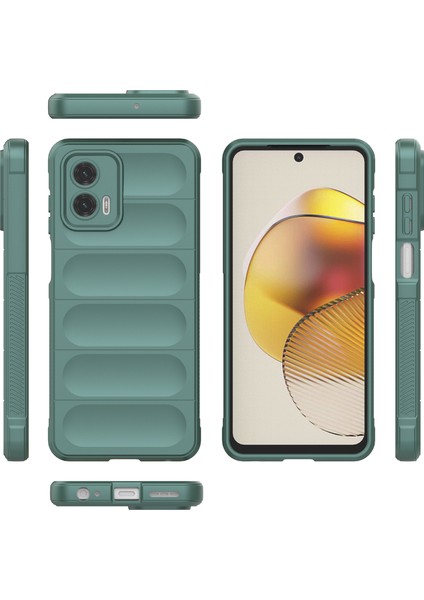 Motorola Moto G73 Için Yumuşak Tpu Kaymaz Telefon Kılıfı - Yeşil (Yurt Dışından) modelleri