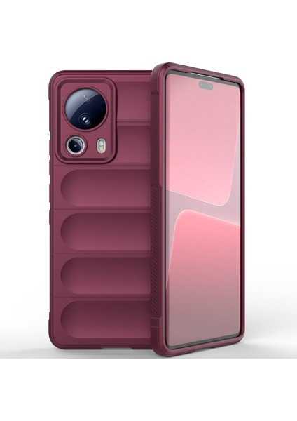 Xiaomi 13 Lite Için Yumuşak Tpu Kaymaz Telefon Kılıfı - Koyu Kırmızı (Yurt Dışından) fiyatları