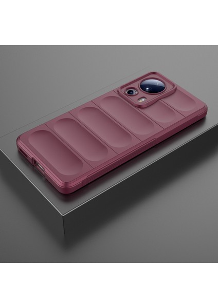 Xiaomi 13 Lite Için Yumuşak Tpu Kaymaz Telefon Kılıfı - Koyu Kırmızı (Yurt Dışından) indirimleri