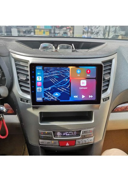 Subaru Outback 2010-2014 Yıl Android Sürüm 13 Kablosuz Carplay Navigasyon Multimedya 9 Inç Ekran 2gb Ram 32GB Rom Hafıza