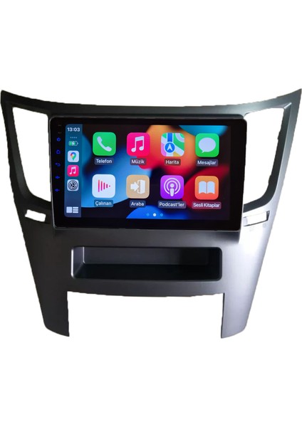 Subaru Outback 2010-2014 Yıl Android Sürüm 13 Kablosuz Carplay Navigasyon Multimedya 9 Inç Ekran 2gb Ram 32GB Rom Hafıza