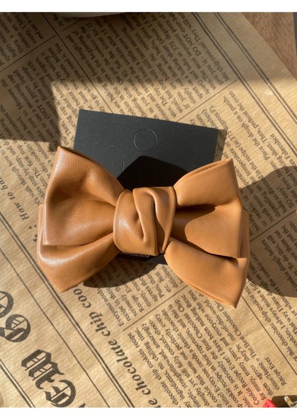 Büyük Deri Pens Toka Bej SBT1762