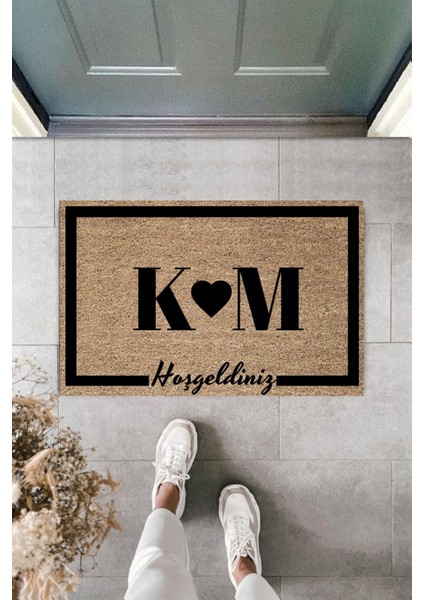 Modern Dijital Baskı Paspas - Kişiye Özel Tasarım Paspas 70X45CM - Dış Kapı Önü Paspası