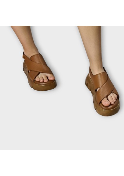 Deri Kadın Sandalet modelleri