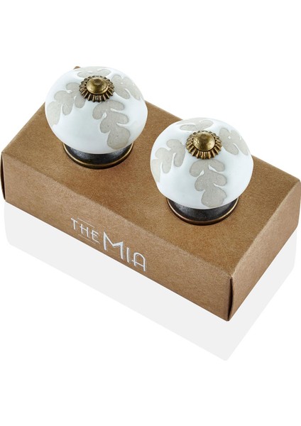 Seramik Çekmece ve Dolap Kulbu 2'li Set