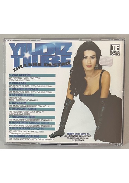 Yıldız Tilbe Dillere Destan CD (Orjinal 1995 Dönem Baskı) fiyatları