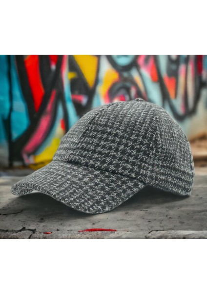 Unisex Polo Kışlık Kaşe Dokulu Kumaş 6 Parça Amerikan Beyzbol Kep Şapka fırsatları