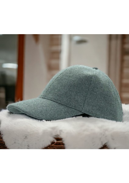 Unisex Polo Kışlık Kaşe Dokulu Kumaş 6 Parça Amerikan Beyzbol Kep Şapka fırsatları