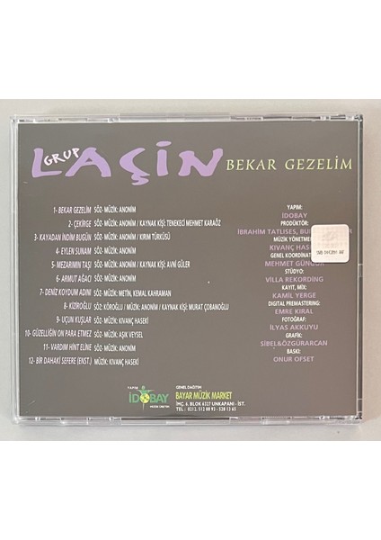 Grup Laçin Bekar Gezelim CD (Orjinal Dönem 1988 Baskı) fiyatları