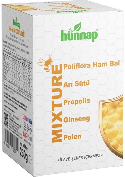 Mixture Ham Bal Arı Sütü Polen Propolis Ginseng 230 G 8681161102011