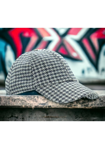 Unisex Polo Kışlık Kaşe Dokulu Kumaş 6 Parça Amerikan Beyzbol Kep Şapka modelleri