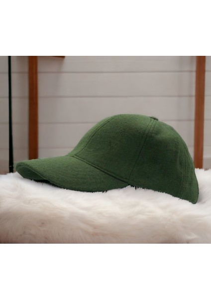 Unisex Polo Kışlık Kaşe Dokulu Kumaş 6 Parça Amerikan Beyzbol Kep Şapka fırsatları