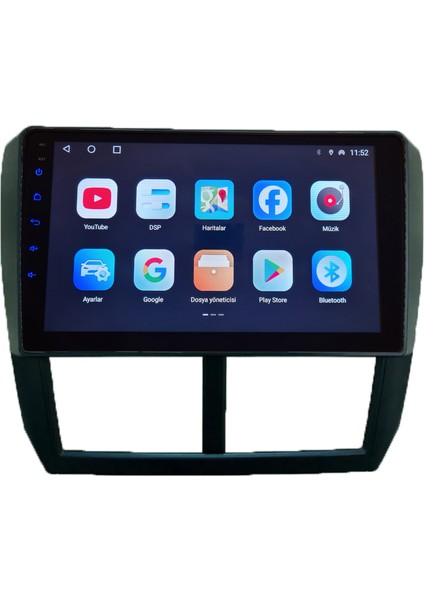 Subaru Forester 2009-2012 Yıl Android Sürüm 13 Kablosuz Carplay Navigasyon Multimedya 9 Inç Ekran 2gb Ram 32GB Rom Hafıza