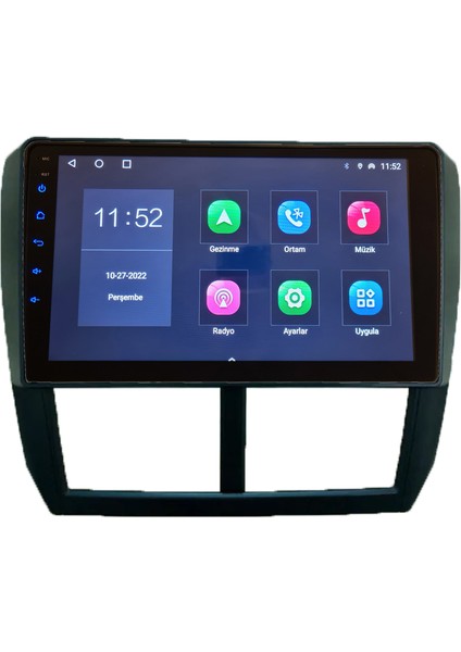 Subaru Forester 2009-2012 Yıl Android Sürüm 13 Kablosuz Carplay Navigasyon Multimedya 9 Inç Ekran 2gb Ram 32GB Rom Hafıza