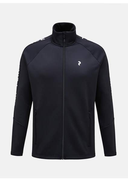 Siyah Erkek Dik Yaka Sweatshirt G79436050_M Rider Zip Jacket
