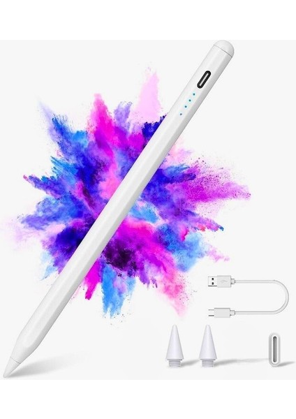 Apple Ipad 10.9 Inç (10.nesil) Için Avuç Içi Reddetmeli Dokunmatik Kalem Özel Active Pencil