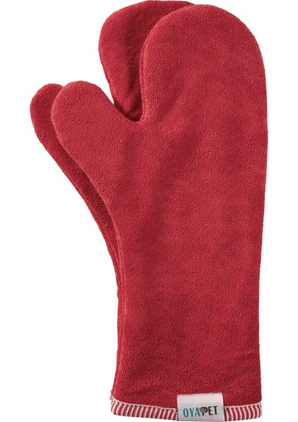 Köpek Pati Kurulama Eldiveni, 2 Katlı Süper Su Emici Mikrofiber, 1 Çift, Kırmızı indirimleri