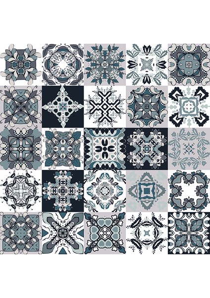 Antrasit Mavi Çini Motifli Yapışkanlı Folyo, Mutfak, Tezgah, Masa, Dolap Kaplama Folyosu, Isıya Dayanıklı, Su Geçirmez, Yapışkan Folyolar, Sticker, Büyük Ebatlı, Dekoros fiyatları