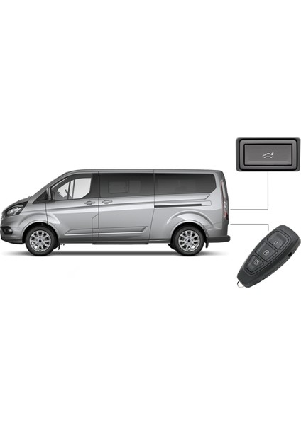 Ford Tourneo Custom Elektrikli Bagaj Sistemi (2018-2020)